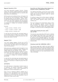 HAL2455DJ-A Datasheet Page 11