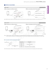 HG-C1400L3-P-J Datasheet Page 21