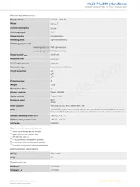 HL18-P4A3AA Datasheet Page 3