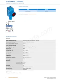 HL18G-P4A3BL Datasheet Page 2