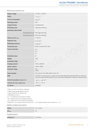 HL18L-P4A5BB Datasheet Page 3