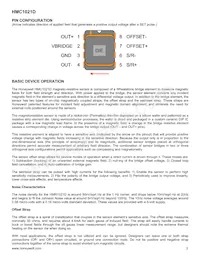 HMC1021D Datasheet Page 3