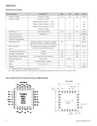 HMC6352-TR Datasheet Pagina 2