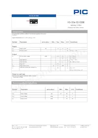 HS-324-02-0300 Datasheet Page 2