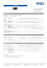 HS-324-04-0300 Datasheet Page 2