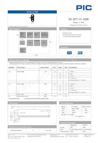 HS-3511-01-0300 Datasheet Cover