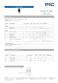 HS-3511-01-0300 Datasheet Pagina 2