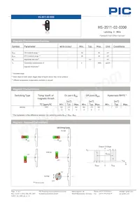 HS-3511-02-0300 Datasheet Page 3