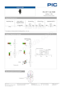 HS-3511-04-0300 Datasheet Page 3