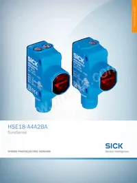 HSE18-A4A2BA 데이터 시트 표지