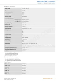 HSE18-A4A2BA Datasheet Page 3