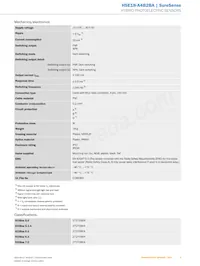 HSE18-A4B2BA Datasheet Page 3