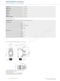 HSE18-B4A2BA Datasheet Page 4