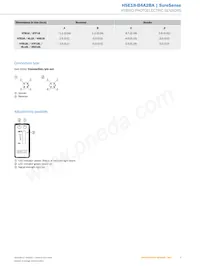 HSE18-B4A2BA 데이터 시트 페이지 5