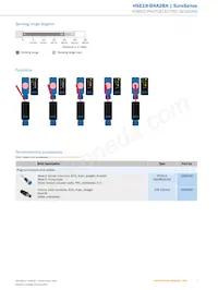 HSE18-B4A2BA Datasheet Pagina 7