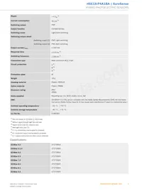 HSE18-P4A1BA Datasheet Page 3