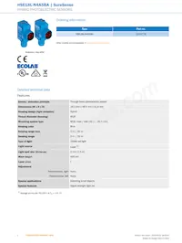 HSE18L-N4A5BA Datasheet Pagina 2