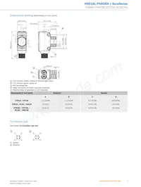 HSE18L-P4A5BA數據表 頁面 5