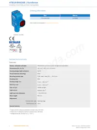 HTB18-B4A2AB 데이터 시트 페이지 2