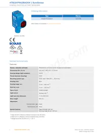 HTB18-P4A2BAD04 Datasheet Page 2