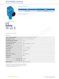 HTE18-A4A1BB Datasheet Pagina 2