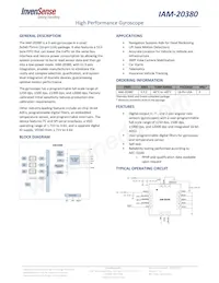 IAM-20380 Datasheet Cover