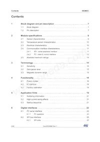IIS2MDCTR Datasheet Page 2