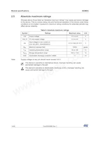 IIS2MDCTR Datasheet Page 14