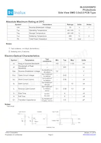 IN-S32HSNPD Datasheet Page 2