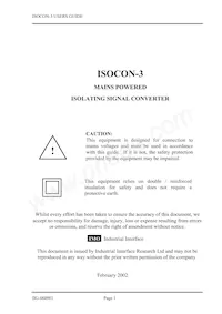 ISOCON-3 Datasheet Cover