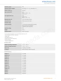 KT5W-2P1113 데이터 시트 페이지 3