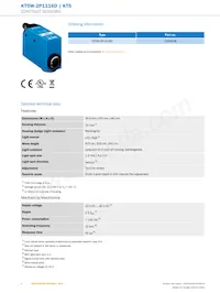 KT5W-2P1116D Datasheet Pagina 2