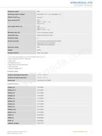 KT5W-2P2113 Datasheet Pagina 3