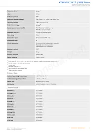 KTM-WP11181P Datasheet Pagina 3