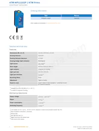 KTM-WP11182P Datasheet Pagina 2