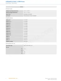 KTM-WP117A1P Datasheet Page 4