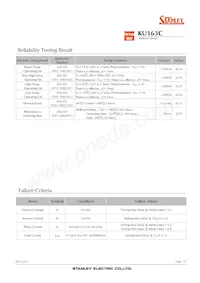 KU163C-TR Datasheet Page 12