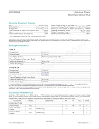 MAX32664GWEA+ Datasheet Page 7