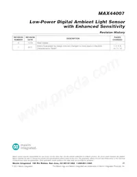 MAX44007EDT+T Datasheet Page 21