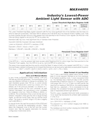 MAX44009EDT+T Datasheet Page 11