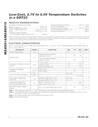 MAX6515UKP105+ Datasheet Page 2