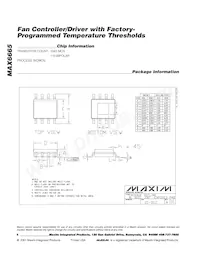 MAX6665ASA70+ Datasheet Page 6