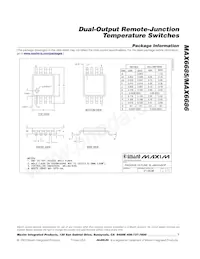 MAX6685AU75L+T Datasheet Page 7