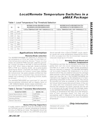 MAX6687AU75L+T Datasheet Page 5