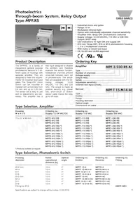 MPF2-230RS Datasheet Cover