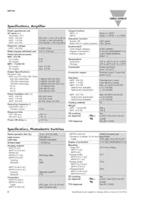 MPF2-230RS Datasheet Page 2