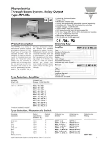 MPF3-912RSL Datasheet Cover