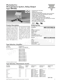 MPF3-912RSL Datenblatt Cover