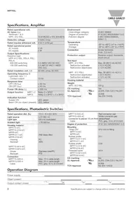 MPF3-912RSL Datasheet Pagina 2