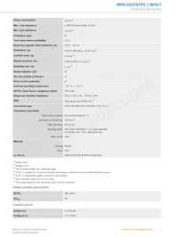 MPS-032TSTP0 Datasheet Pagina 3